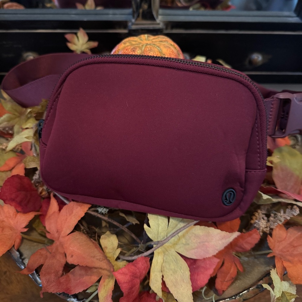 Lululemon Red Interior Belt Bag